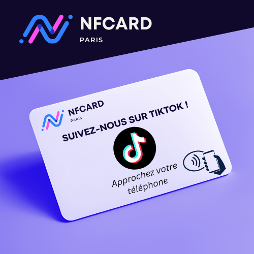 Carte NFC TikTok standard