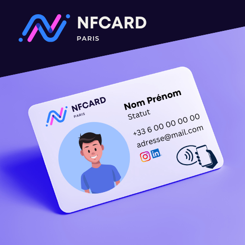 Carte de visite NFC personnalisée