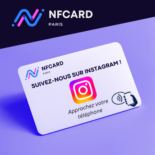 Carte NFC Instagram standard