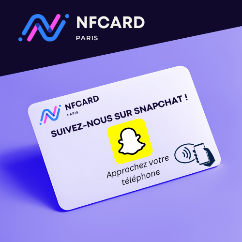 Carte NFC Snapchat standard